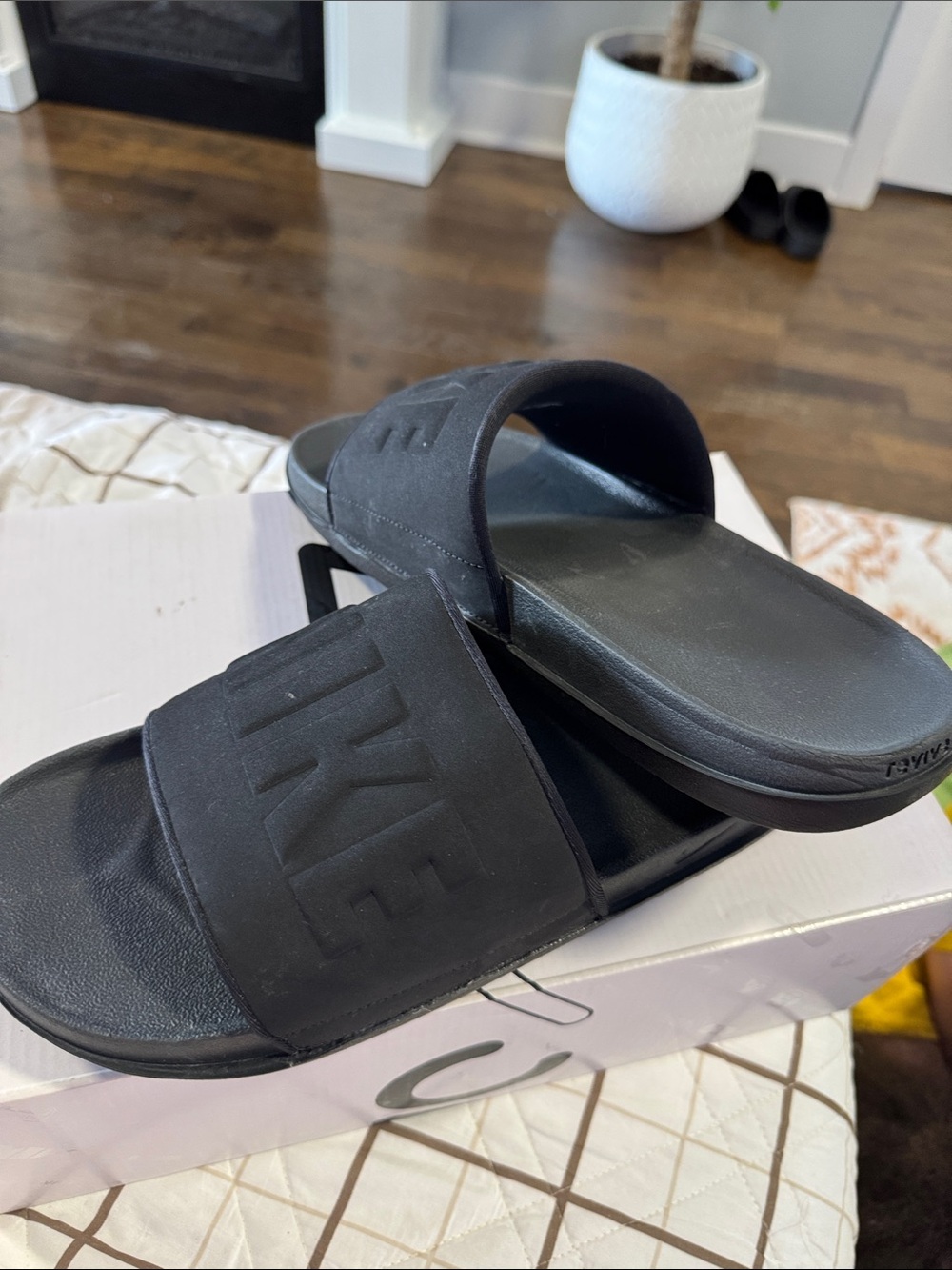 Nike Black Slide Sandals